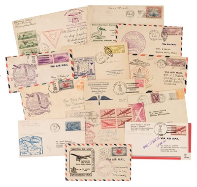 Lot 161 - Airmail. U.S.A. Airmail Covers, 1911-87