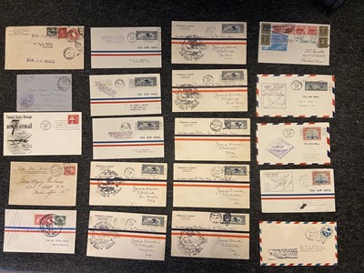 Lot 161 - Airmail. U.S.A. Airmail Covers, 1911-87
