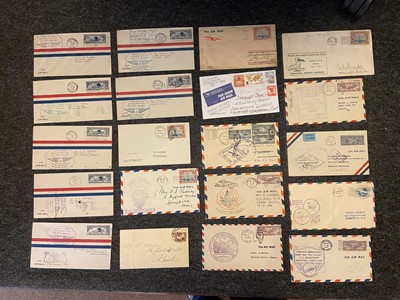 Lot 161 - Airmail. U.S.A. Airmail Covers, 1911-87