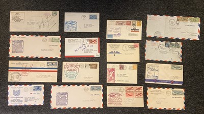 Lot 161 - Airmail. U.S.A. Airmail Covers, 1911-87