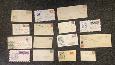 Lot 161 - Airmail. U.S.A. Airmail Covers, 1911-87