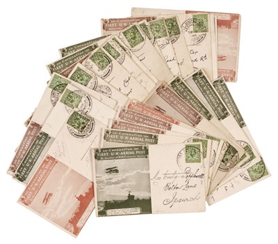 Lot 162 - Airmails. London to Windsor Flight Card Collection, 1911