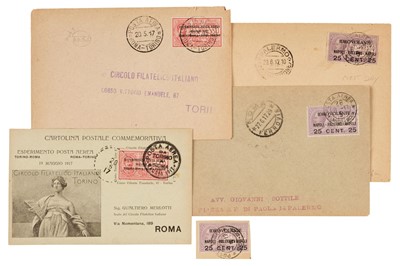 Lot 155 - Airmail. Experimental Early Italian Flights, 20 May 1917