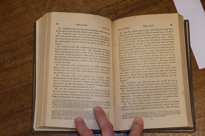 Lot 19 - Morrison (Robert). Translations from the Original Chinese, with Notes, Canton [but Macao], 1815