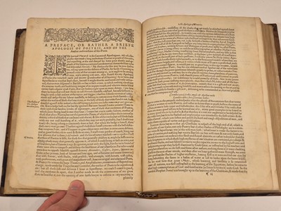 Lot 202 - Ariosto (Ludovico). Orlando Furioso in English Heroical Verse, 1st English edition, 1591