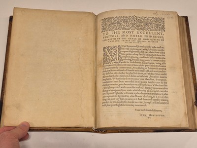 Lot 202 - Ariosto (Ludovico). Orlando Furioso in English Heroical Verse, 1st English edition, 1591