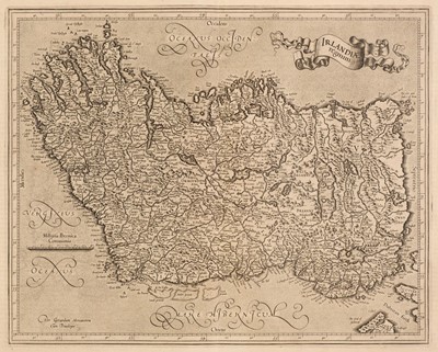 Lot 74 - Ireland. Mercator (Gerard), Irlandiae Regnum, circa 1633