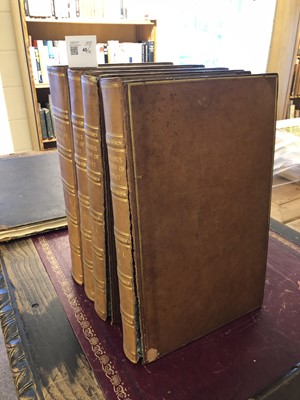 Lot 40 - Hutchins (John). The History and Antiquities of the county of Dorset, 2nd ed, 4 vols, 1796-1815