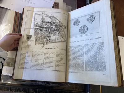 Lot 40 - Hutchins (John). The History and Antiquities of the county of Dorset, 2nd ed, 4 vols, 1796-1815