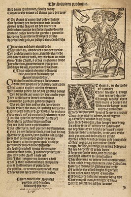 Lot 185 - Chaucer (Geoffrey). The Workes of Geffray Chaucer..., London: Richard Kele, circa 1550