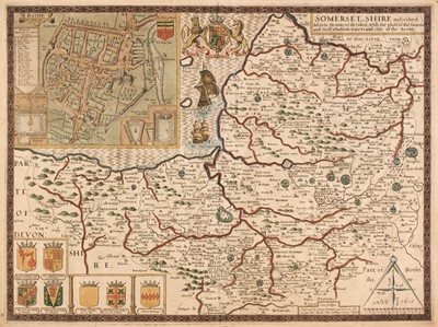 Lot 95 - Somerset. Speed (John), Somerset-Shire described [1616]