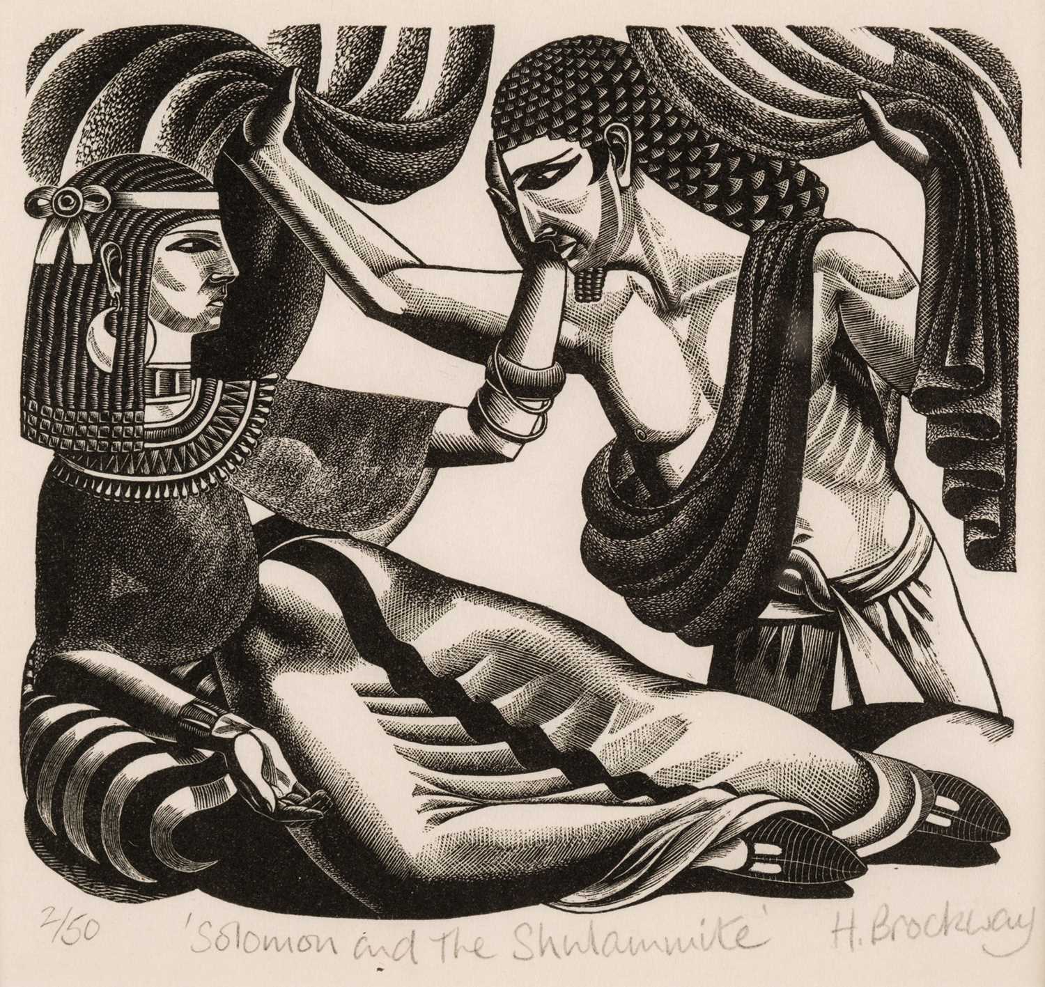 Lot 484 - Brockway (Harry, 1958-2024). Solomon and the