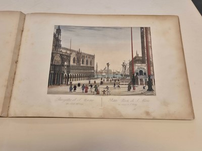 Lot 11 - Lazarri (Antonio). Nuova Raccolta delle Principali Vedute deila R. Citta di Venezia, 1831