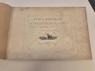 Lot 11 - Lazarri (Antonio). Nuova Raccolta delle Principali Vedute deila R. Citta di Venezia, 1831