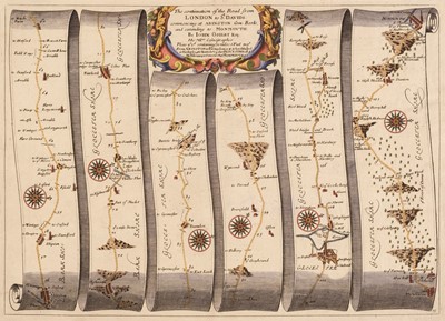 Lot 88 - Ogilby (John). The Continuation of the Road from London to St Davids..., [1675 or later]