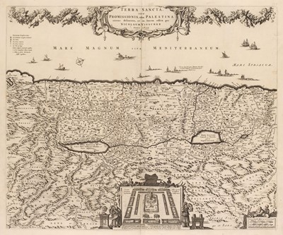 Lot 73 - Holy Land. De Wit (Frederick), Terra Sancta sive Promissionis olim Palestina..., circa 1680