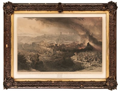 Lot 139 - Roberts (David). The Destruction of Jerusalem by the Romans under the Command of Titus A.D.70, 1851