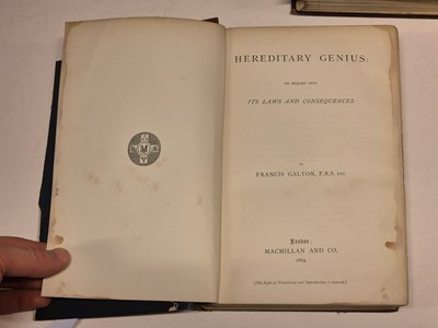 Lot 345 - Galton (Francis). Hereditary Genius, 1st edition, 1869