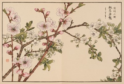 Lot 264 - Kose (Shōseki). Flowers in the 72 Divisions of the Solar Year, Spring, Summer, Autumn, Winter...