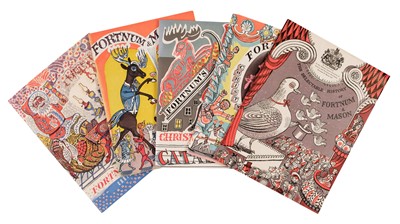 Lot 420 - Bawden (Edward, illustrator). A collection of 9 Fortnum & Mason catalogues, 1950s