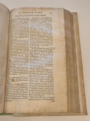 Lot 3 - Dapper (Olfert). Naukeurige Beschryving van gantsch Syrie, en Palestyn of Heilige Lant, 2 parts in 1, 1st edition, 1677