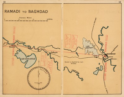 Lot 17 - RAF Pilots' Handbook Cairo-Baghdad Route. HMSO, 2nd edition, 1926