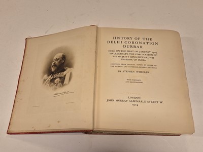 Lot 23 - Wheeler (Stephen). History of the Delhi Coronation Durbar, 1904