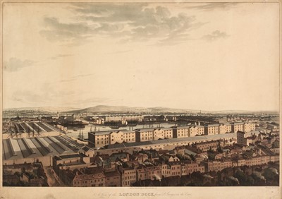 Lot 115 - Havell (D.). A View of the London Dock, from St Georges in the East, 1816