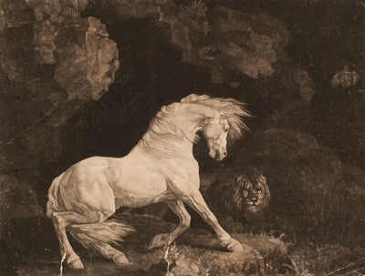 Lot 140 - Stubbs (George Townley). [The Horse & Lion, September 20th 1770]