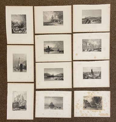 Lot 34 - Foreign Topographical Views. A Collection of approximately 130 prints, mostly 19th-century