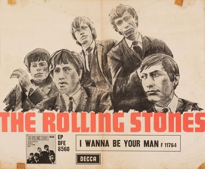 Lot 138 - The Rolling Stones. ‘I Wanna Be Your Man F 11764’, Decca promotional poster