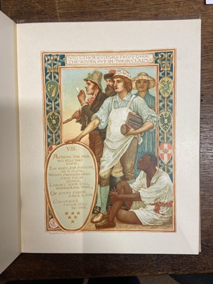 Lot 246 - Crane (Walter, illustrator). Columbia's Courtship, Boston: L.Prang & Co, 1st edition, [1893]