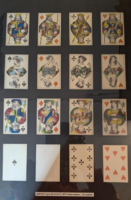 Lot 354 - Playing cards. Crimean War pack, Germany or Belgium?, circa 1860, & 29 others