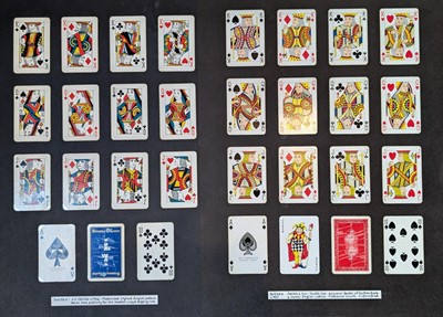 Lot 354 - Playing cards. Crimean War pack, Germany or Belgium?, circa 1860, & 29 others