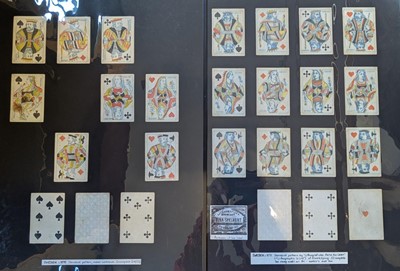 Lot 354 - Playing cards. Crimean War pack, Germany or Belgium?, circa 1860, & 29 others