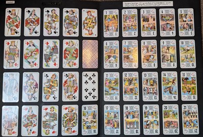 Lot 354 - Playing cards. Crimean War pack, Germany or Belgium?, circa 1860, & 29 others