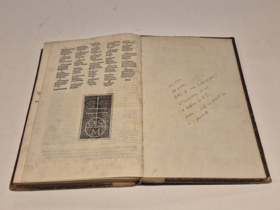 Lot 162 - Valerius Maximus (Gaius). Facta et dicta memorabilia..., 1493