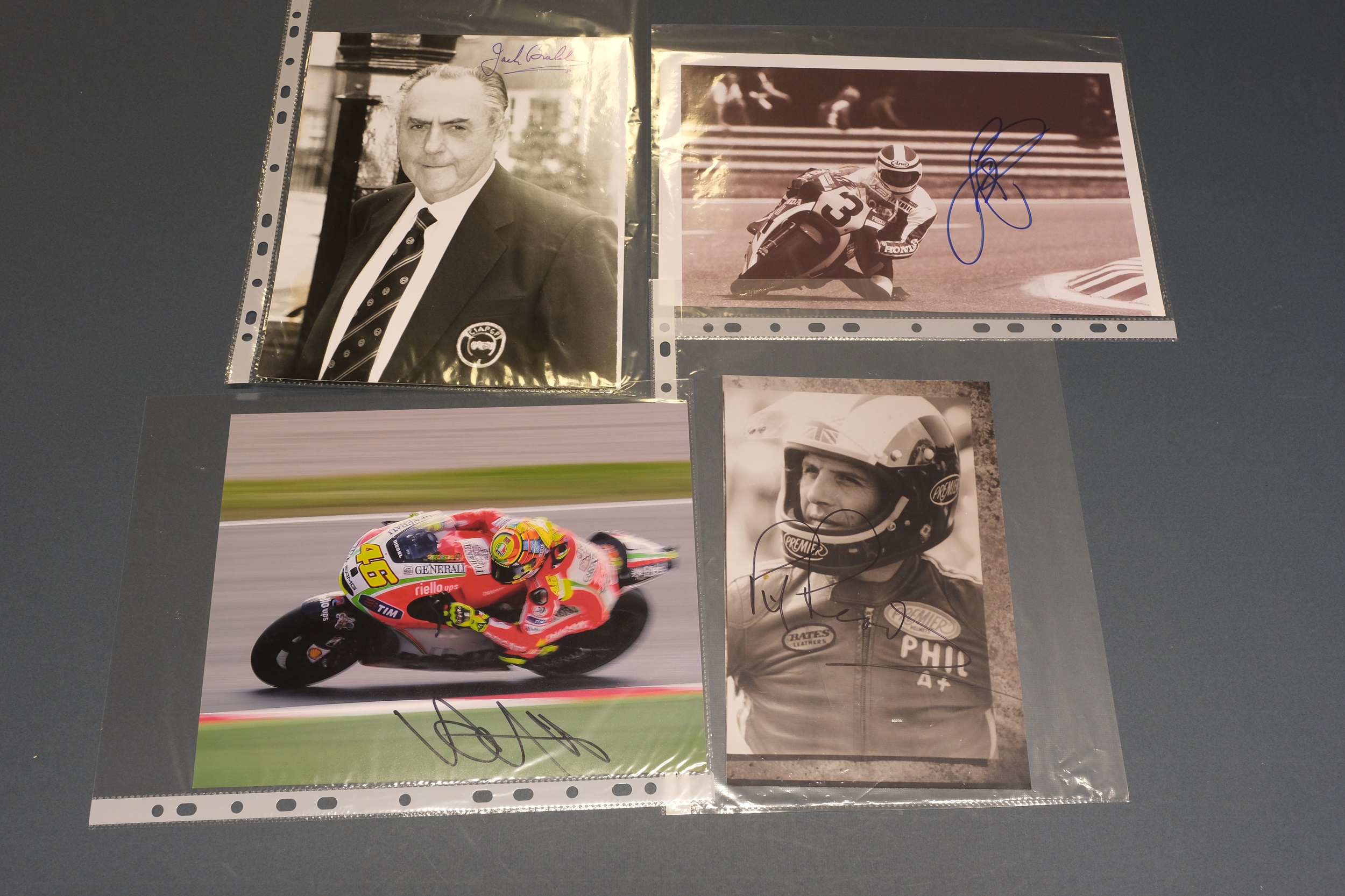 Lot 86 - Motorsport Autographs. A multi-signed plan of