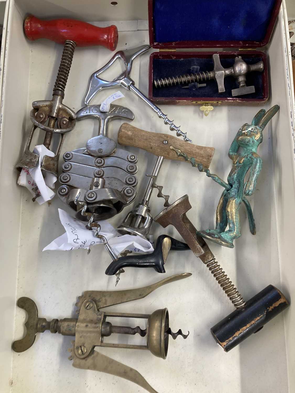 Lot 716 - Corkscrews. A mixed collection of corkscrews