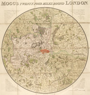 Lot 84 - London. Mogg (Edward), Mogg's Twenty Four Miles Round London, 1816