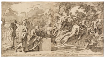 Lot 26 - Testa (Giovanni Cesari). The Prophecy of Basilides, after Pietro Testa, 1650, and others