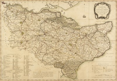 Lot 79 - Kent. A Compleat Map of the County of Kent..., 1801