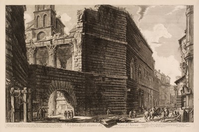 Lot 53 - Piranesi (Giovanni Battista, 1720-1778). Veduta degli Avanzi del Foro di Nerva, 17571