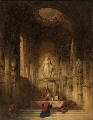 Lot 130 - Roberts (David, 1796-1864). Church of St. Pierre, Caen, 1845