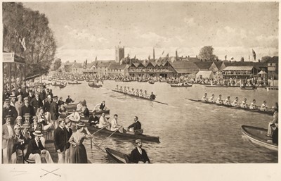 Lot 117 - Henley Regatta. Dickinson & Foster (publishers), The Start & The Finish, April 14th 1894