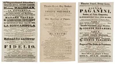 Lot 131 - Theatre Playbills. A group of 18 theatre playbills for Theatre Royal...