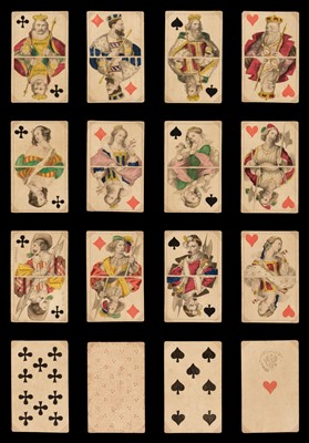 Lot 347 - German playing cards. Non-standard pack, Cöln: J.P. Bürgers, circa 1840