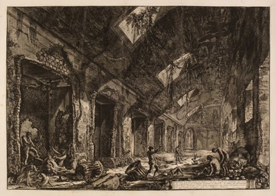 Lot 74 - Piranesi (Giovanni Battista, 1720-1778). Veduta di un Eliocamino per abitarvi l'Inverno, 1777