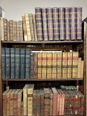 Lot 470 - Antiquarian. A large collection of mostly 19th Century literature, approximately 125 volumes