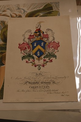 Lot 39 - Heraldry. Cope (Charles, publisher), Four Heraldic Crests, circa 1804